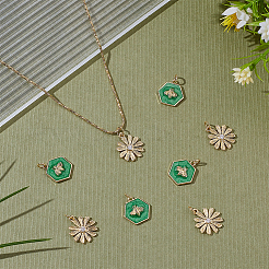 8 pendentif en laiton émaillé de 2 styles&nbsp;KK-AR0004-61