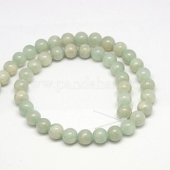 Chapelets de perles en jade jaune naturel&nbsp;G-G598-6mm-YXS-07