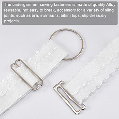 40 boucle de réglage de sangle de sous-vêtements en alliage&nbsp;FIND-GF0009-51