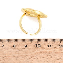 Manschettenringe aus Messing für Damen&nbsp;RJEW-U047-35G