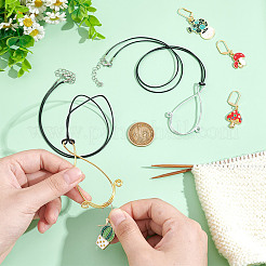 Collares colgantes de aluminio&nbsp;NJEW-NB00003