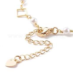 Bracciali a catena a maglia rombo in ottone&nbsp;X-BJEW-JB06165