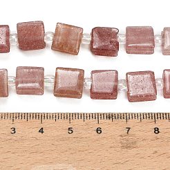 Natürlichen Erdbeere Quarzperlen Stränge&nbsp;GG-F802-B16-01