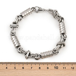 Bracelets à maillons en acier inoxydable 201 pour hommes et femmes&nbsp;BJEW-B143-08