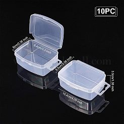 Contenants de perles en plastique transparent&nbsp;CON-WH0074-61