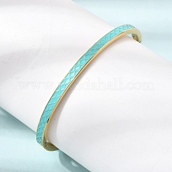 Bracelets manchettes articulés en acier inoxydable 304 émaillé pour femmes&nbsp;SA-CBAC920-15G-01A