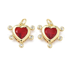 Colgante micropavé cubic zirconia de latón&nbsp;KK-B170-02G