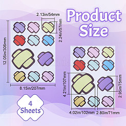 PVC-Cartoon-Verband selbstklebende Autoaufkleber&nbsp;STIC-WH0004-13