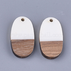 Pendentifs en bois de résine et de noyer&nbsp;RESI-S358-17E