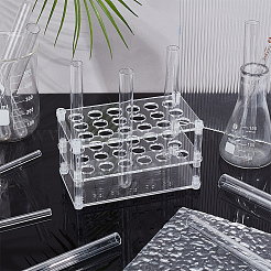 Farbmetrische Mehrzweck-Zylinderförmigrohr-Präsentationsständer aus Acryl&nbsp;AJEW-WH0678-66