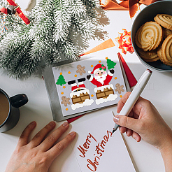 Weihnachtsthema Kohlenstoffstahl Stanzformen Schablonen&nbsp;DIY-WH0309-1201