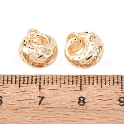 Pendentifs avec zircon cubiques à micro-pavés en laiton&nbsp;KK-A279-25G