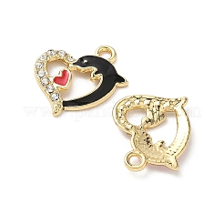 Pendentifs en alliage émaillé et strass&nbsp;FIND-C074-05KCG