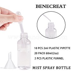 60 ml transparente nachfüllbare Sprühflasche aus Kunststoff für Haustiere&nbsp;MRMJ-BC0001-51