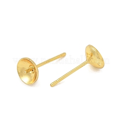 Messing Ohrstecker Zubehör&nbsp;KK-A300-29B-G