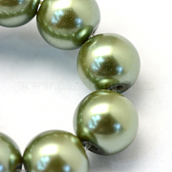 Cuire de la peinture en verre perles brins&nbsp;X-HY-Q003-3mm-49