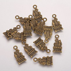 Pendentifs en alliage de style tibétain&nbsp;TIBEP-0815-AB-LF