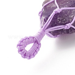 Natürlichen Amethyst Edelsteinanhänger&nbsp;PALLOY-JF01212-05