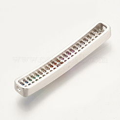 Messing Mikro ebnen Zirkonia Perlen&nbsp;ZIRC-S061-47P
