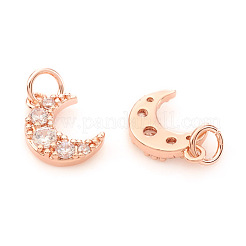 Breloques en laiton avec zircone cubique de micro pave&nbsp;KK-I672-26