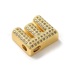 Ciondoli in ottone zirconi chiari micro pavé&nbsp;ZIRC-C009-01G-E