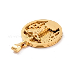 Pendentifs de polissage manuel en acier inoxydable 304 avec placage ionique (IP)&nbsp;STAS-G269-11G