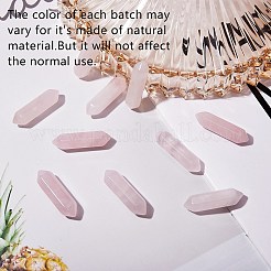 Facettierte natürliche Rosenquarz Heilsteine&nbsp;G-SZ0001-54