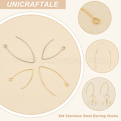 Ohrringhaken aus Edelstahl 304&nbsp;STAS-UN0015-52