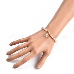 Bracelets extensibles avec breloque&nbsp;BJEW-JB05368-01