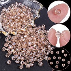 1500 pièces galvanoplastie perles de verre&nbsp;EGLA-PA0001-44A-02
