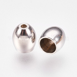 Emembouts de cordon en acier inoxydable 201 anti-ternissement&nbsp;X-STAS-L205-16P