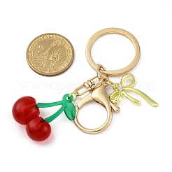 Llavero con colgante de resina/acrílico con forma de fruta&nbsp;KEYC-JKC01196-01