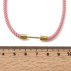 Realizzazione di collane con cordino Milan in nylon rotondo da 3 mm&nbsp;NJEW-H091-01G