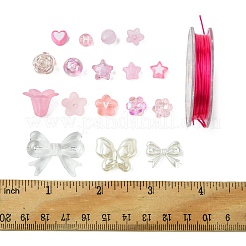 DIY-Sets zur Schmuckherstellung aus Kunstperlen-Armbändern aus Acryl und ABS-Kunststoff&nbsp;DIY-FS0006-24C