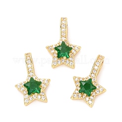 Ottone micro spianare pendenti zirconi&nbsp;ZIRC-A023-08LG