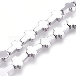 PVD-Vakuumbeschichtung nicht magnetischer Stränge synthetischer Hämatitperlen&nbsp;G-I276-10A