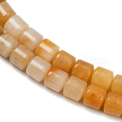 Natürlichen Topas Jade Perlen Stränge&nbsp;G-G275-D04-10x10mm