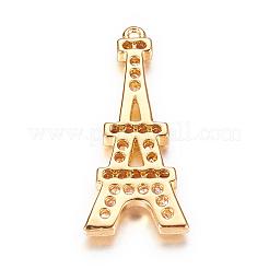 Ottone micro spianare pendenti zirconi&nbsp;ZIRC-P060-07G