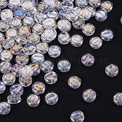 100 Stück galvanisierte Glasperlen in 5 Stilen&nbsp;GLAA-TA0002-95A