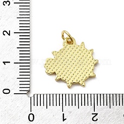 Pendentifs d'émail en laiton &nbsp;KK-P338-07B-G04
