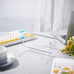 2-stöckiger Tastaturständer aus transparentem Acryl&nbsp;ODIS-WH0002-32P