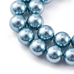 Chapelets de perles de coquille&nbsp;BSHE-K015-8mm-02
