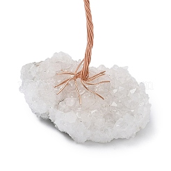Natürliche grüne Aventurin-Chips als Baum-des-Leben-Dekorationen&nbsp;DJEW-P022-01B-06