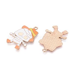 Pendentifs en émail en alliage thème halloween&nbsp;ENAM-T022-54G-10
