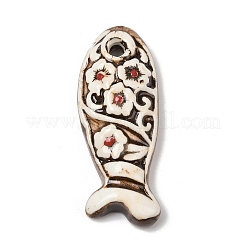 Porcelaine main gros pendentifs&nbsp;PORC-Z003-01B