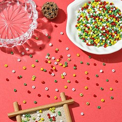 50 g Glasperlen mit Weihnachtsmotiv&nbsp;SEED-YW0002-62A