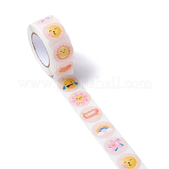 Papieraufkleber mit Cartoon-Ausdruck&nbsp;DIY-B041-25