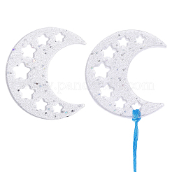 Glitzernde Garnwickelbretter aus Acryl&nbsp;DIY-WH0581-17