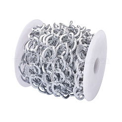 Chaînes gourmettes torsadées en aluminium&nbsp;CHA-TA0001-05S