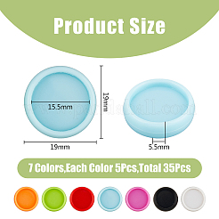 35 disque de reliure en plastique ABS 7 couleurs&nbsp;KY-HY0001-08